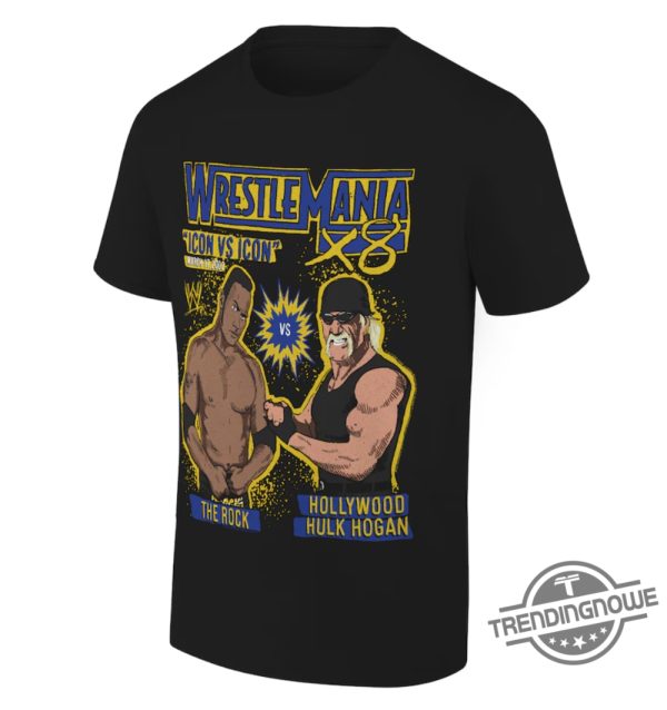 Wrestlemania X8 Icon Vs Icon Shirt trendingnowe 1