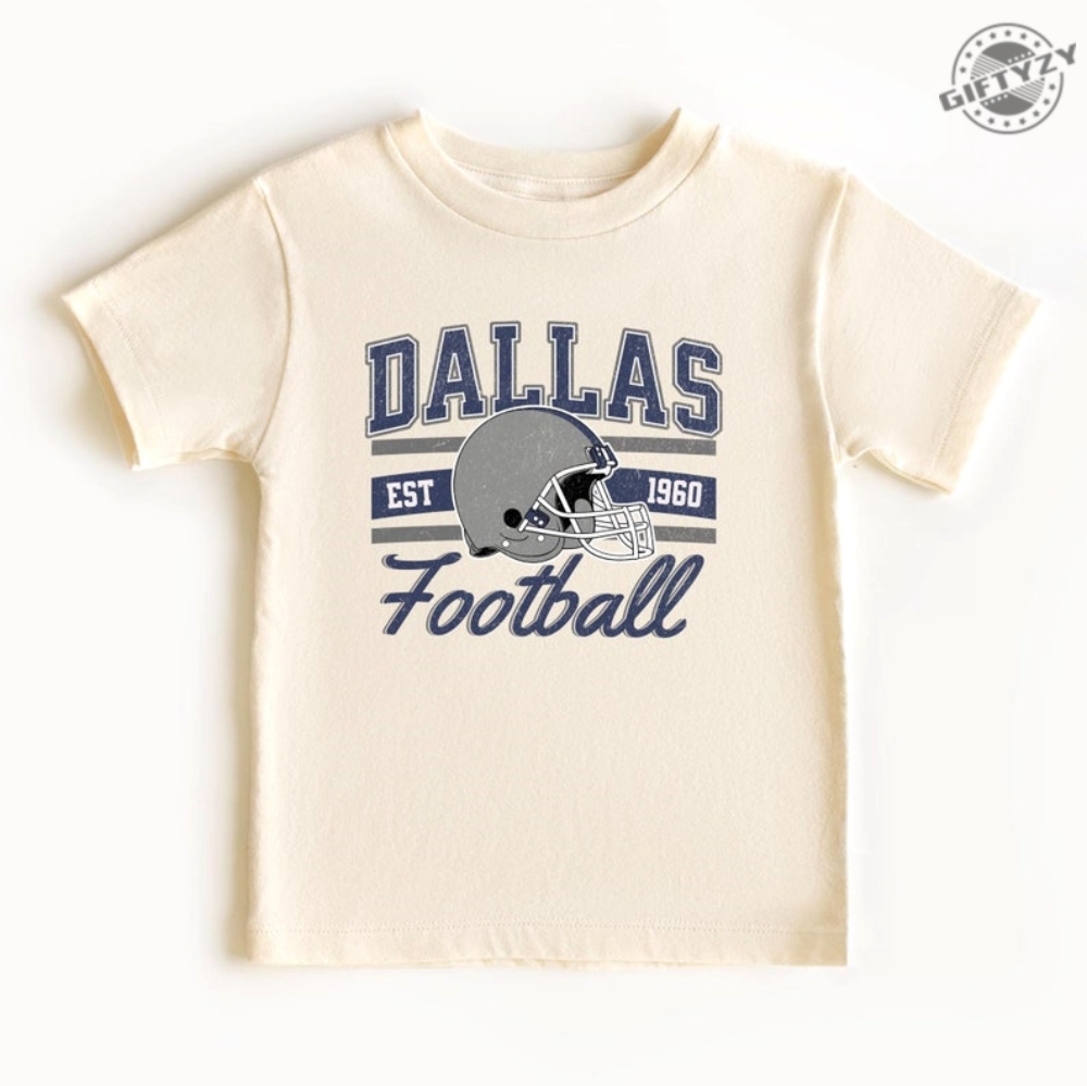 Dallas Football Shirt Youth Dallas Sweatshirt Football Hoodie Dallas Football Tshirt Dallas Football Gift giftyzy 1