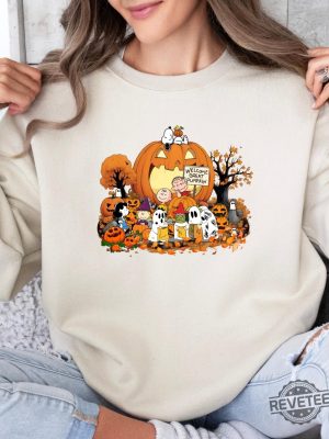 Welcome Great Pumpkin Chris Brown Shirt Halloween Shirt Snoopy Halloween Shirt revetee 2