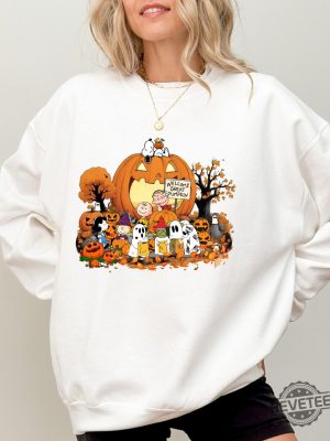 Welcome Great Pumpkin Chris Brown Shirt Halloween Shirt Snoopy Halloween Shirt revetee 3