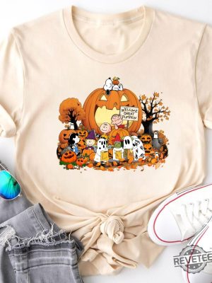 Welcome Great Pumpkin Chris Brown Shirt Halloween Shirt Snoopy Halloween Shirt revetee 4