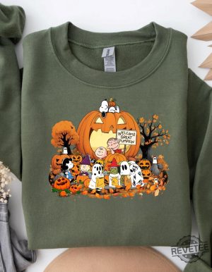 Welcome Great Pumpkin Chris Brown Shirt Halloween Shirt Snoopy Halloween Shirt revetee 5