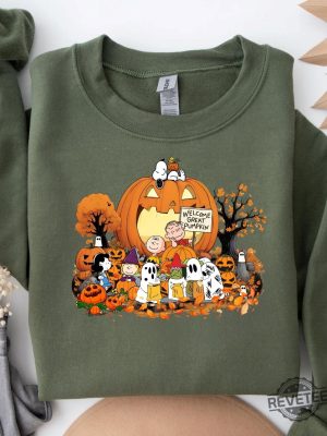 Welcome Great Pumpkin Chris Brown Shirt Halloween Shirt Snoopy Halloween Shirt revetee 5