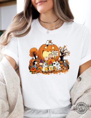 Welcome Great Pumpkin Chris Brown Shirt Halloween Shirt Snoopy Halloween Shirt revetee 7