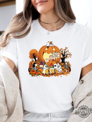 Welcome Great Pumpkin Chris Brown Shirt Halloween Shirt Snoopy Halloween Shirt revetee 7