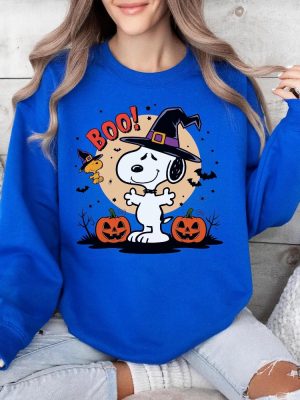 Snoopy Halloween Shirt Snoopy Pumpkin Sweatshirt Snoopy Halloween Shirt revetee 3