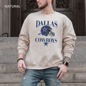 Vintage Dallas Football Shirt Dallas Cowboys Football Tee Dallas Football Fan Gift Shirt Cowboys Fan Crewneck Sweatshirt Nfl Game Day Apparel giftyzy 3