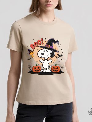 Snoopy Halloween Shirt Snoopy Pumpkin Sweatshirt Snoopy Halloween Shirt revetee 4