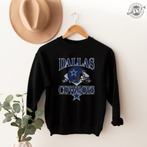 Vintage Dallas Football Shirt Dallas Cowboys Football Tee Dallas Football Fan Gift Shirt Cowboys Fan Crewneck Sweatshirt Nfl Game Day Apparel giftyzy 4