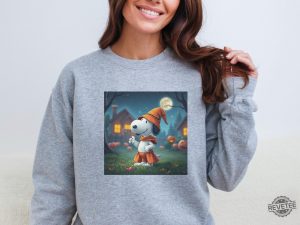 Snoopy Halloween Crewneck Sweatshirt Halloween Sweatshirt Snoopy Halloween Shirt revetee 2