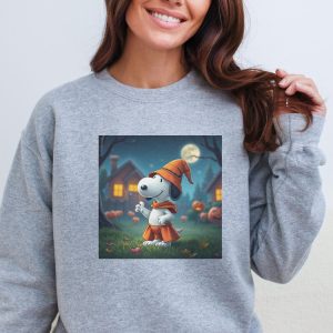 Snoopy Halloween Crewneck Sweatshirt Halloween Sweatshirt Snoopy Halloween Shirt revetee 2