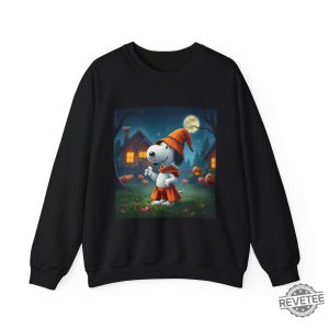 Snoopy Halloween Crewneck Sweatshirt Halloween Sweatshirt Snoopy Halloween Shirt revetee 3