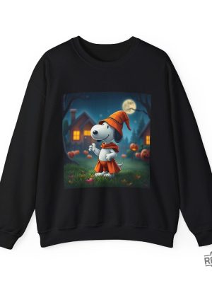 Snoopy Halloween Crewneck Sweatshirt Halloween Sweatshirt Snoopy Halloween Shirt revetee 3