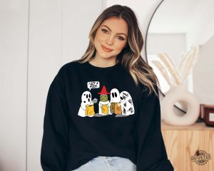 I Got A Rock Sweatshirt Trick Or Treat Sweatshirt Ghost Halloween Sweatshirt Snoopy Halloween Shirt revetee 3