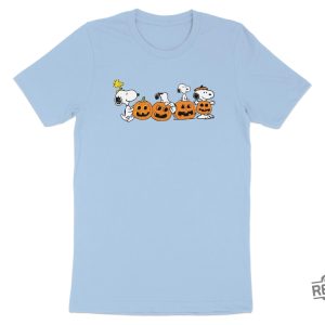 Halloween Snoopy T Shirt Peanuts Comic Strip Shirt Cute Pumpkins Tee Snoopy Halloween Shirt revetee 2