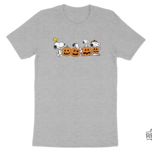 Halloween Snoopy T Shirt Peanuts Comic Strip Shirt Cute Pumpkins Tee Snoopy Halloween Shirt revetee 3