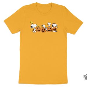 Halloween Snoopy T Shirt Peanuts Comic Strip Shirt Cute Pumpkins Tee Snoopy Halloween Shirt revetee 7