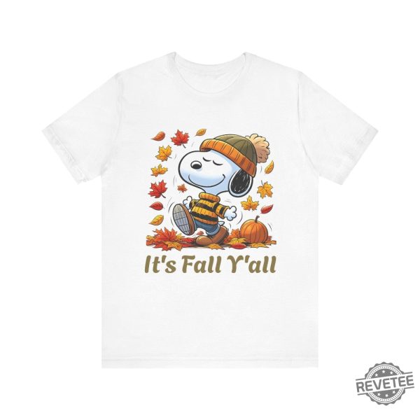 Snoopy Fall Shirt Fall Snoopy Shirt Nostalgia Shirt Fall Things Shirt Its Fall Yall Shirt revetee 1