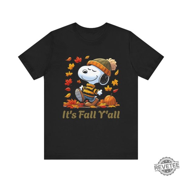 Snoopy Fall Shirt Fall Snoopy Shirt Nostalgia Shirt Fall Things Shirt Its Fall Yall Shirt revetee 2