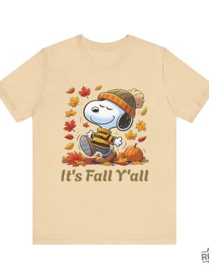 Snoopy Fall Shirt Fall Snoopy Shirt Nostalgia Shirt Fall Things Shirt Its Fall Yall Shirt revetee 3