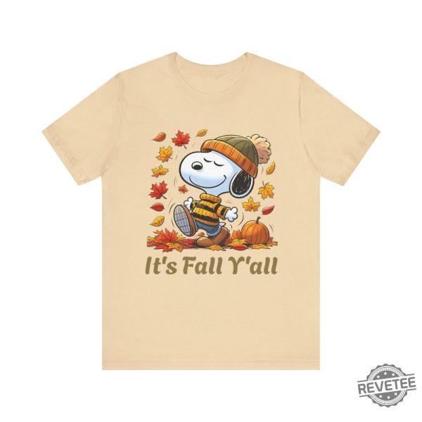 Snoopy Fall Shirt Fall Snoopy Shirt Nostalgia Shirt Fall Things Shirt Its Fall Yall Shirt revetee 3