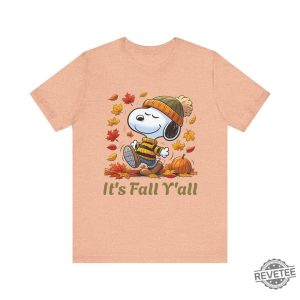 Snoopy Fall Shirt Fall Snoopy Shirt Nostalgia Shirt Fall Things Shirt Its Fall Yall Shirt revetee 4