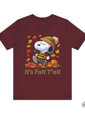 Snoopy Fall Shirt Fall Snoopy Shirt Nostalgia Shirt Fall Things Shirt Its Fall Yall Shirt revetee 5