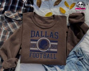 Retro Dallas Football Shirt Dallas Football Sweatshirt Cowboys Tshirt Football Fan Hoodie Game Day Outfit Texas Enthusiast Gift giftyzy 2