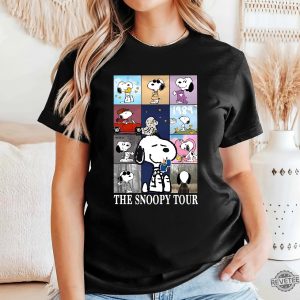 Taylor Swift Eras Tour Snoopy Shirt Snoopy Dog Sweater Taylor Swift Eras Crewneck Snoopy Tour Shirt revetee 2