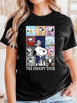 Taylor Swift Eras Tour Snoopy Shirt Snoopy Dog Sweater Taylor Swift Eras Crewneck Snoopy Tour Shirt revetee 2