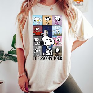 Taylor Swift Eras Tour Snoopy Shirt Snoopy Dog Sweater Taylor Swift Eras Crewneck Snoopy Tour Shirt revetee 3