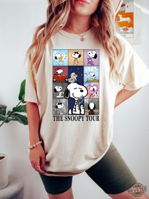 Taylor Swift Eras Tour Snoopy Shirt Snoopy Dog Sweater Taylor Swift Eras Crewneck Snoopy Tour Shirt revetee 3