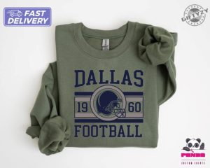 Retro Dallas Football Shirt Dallas Football Sweatshirt Cowboys Tshirt Football Fan Hoodie Game Day Outfit Texas Enthusiast Gift giftyzy 4