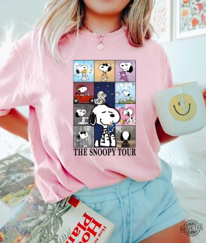 Taylor Swift Eras Tour Snoopy Shirt Snoopy Dog Sweater Taylor Swift Eras Crewneck Snoopy Tour Shirt revetee 5