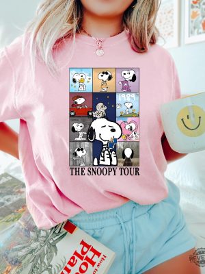 Taylor Swift Eras Tour Snoopy Shirt Snoopy Dog Sweater Taylor Swift Eras Crewneck Snoopy Tour Shirt revetee 5