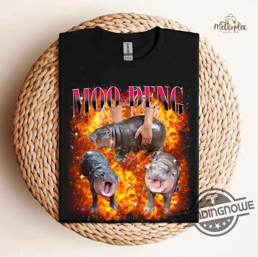 I Love Moo Deng Shirt Moo Deng T Shirt Hippo Cute Moo Deng Funny Tshirt Halloween Gift For Moo Deng Fan Club