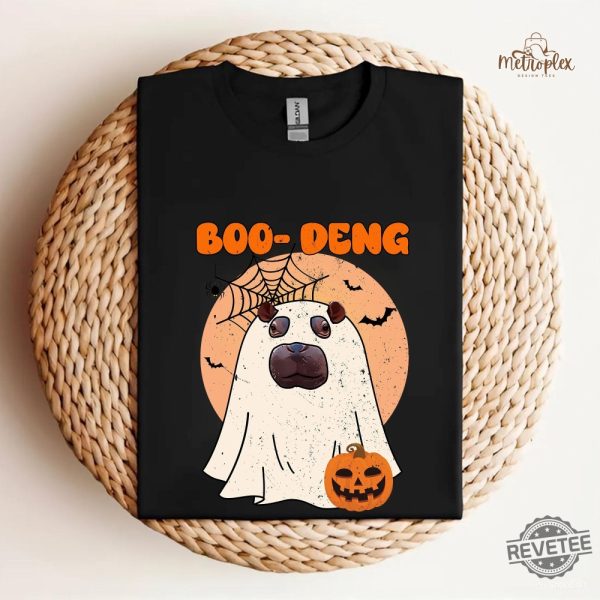 Moo Deng Halloween Shirt Cute Baby Hippo Moo Deng Bouncy Pig In Thai Hippopotamus Tee revetee 2