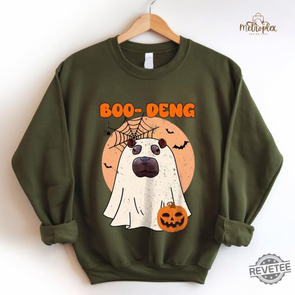 Moo Deng Halloween Shirt Cute Baby Hippo Moo Deng Bouncy Pig In Thai Hippopotamus Tee revetee 3