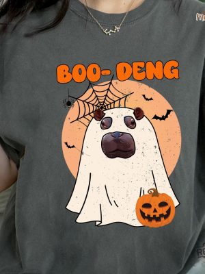 Moo Deng Halloween Shirt Cute Baby Hippo Moo Deng Bouncy Pig In Thai Hippopotamus Tee revetee 4