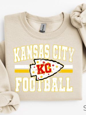 Vintage Kansas City Football Sweatshirt Trendy Kansas City Fan Shirts Kc Chiefs Shirt Chiefs Sweatshirt Chiefs T Shirt revetee 10