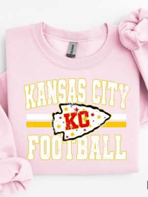 Vintage Kansas City Football Sweatshirt Trendy Kansas City Fan Shirts Kc Chiefs Shirt Chiefs Sweatshirt Chiefs T Shirt revetee 6