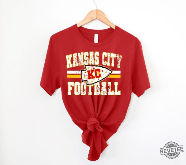 Vintage Kansas City Football Sweatshirt Trendy Kansas City Fan Shirts Kc Chiefs Shirt Chiefs Sweatshirt Chiefs T Shirt revetee 9