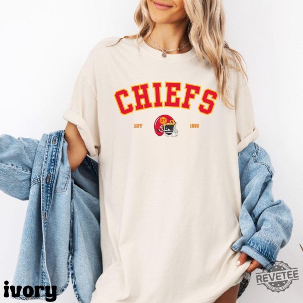 Kansas City Chiefs Shirt Vintage Kansas City Football Shirt Kc Chiefs Shirt Kansas City Chiefs Shirt Near Me revetee 1