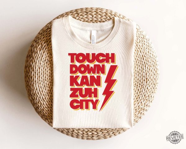 Touch Down Kan Zuh City Shirt Love Kan Zuh City Football Shirt Kan Zuh Football T Shirt revetee 1