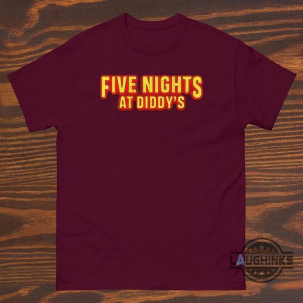 five nights at diddys shirt funny rappy p sean combs diddy ft fnaf shirts