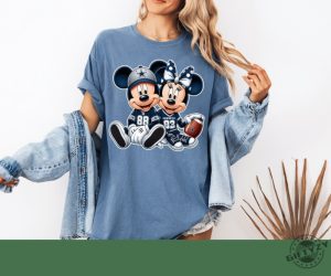 Dallas Football Minnie Shirt Minnie And Mickey Football Hoodie Mickey Youth Sweater Disney Dallas Football Sweatshirt giftyzy 2