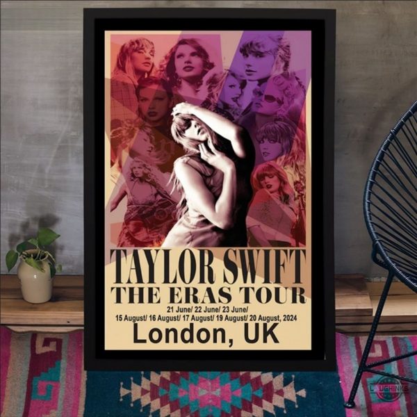 taylor swift canvas wall art eras tour taylor swift framed canvas print poster