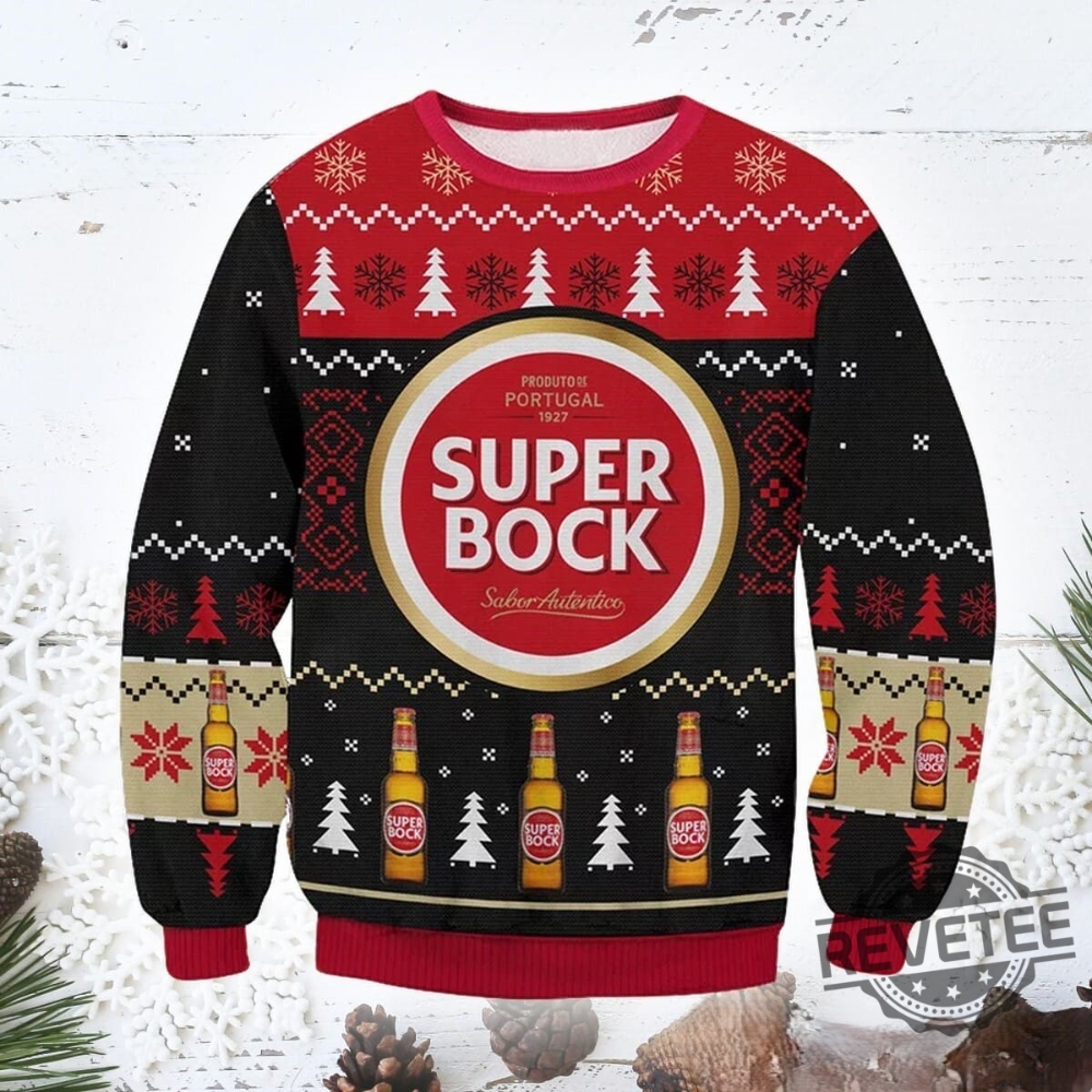 Super Bock Ugly Christmas Sweater Super Bock Ugly Sweatshirt