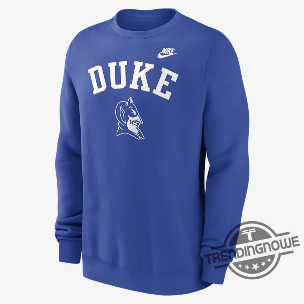 Duke Blue Devils Legacy Classic Arch Over Logo Shirt Duke Blue Devils T Shirt Sweatshirt Hoodie