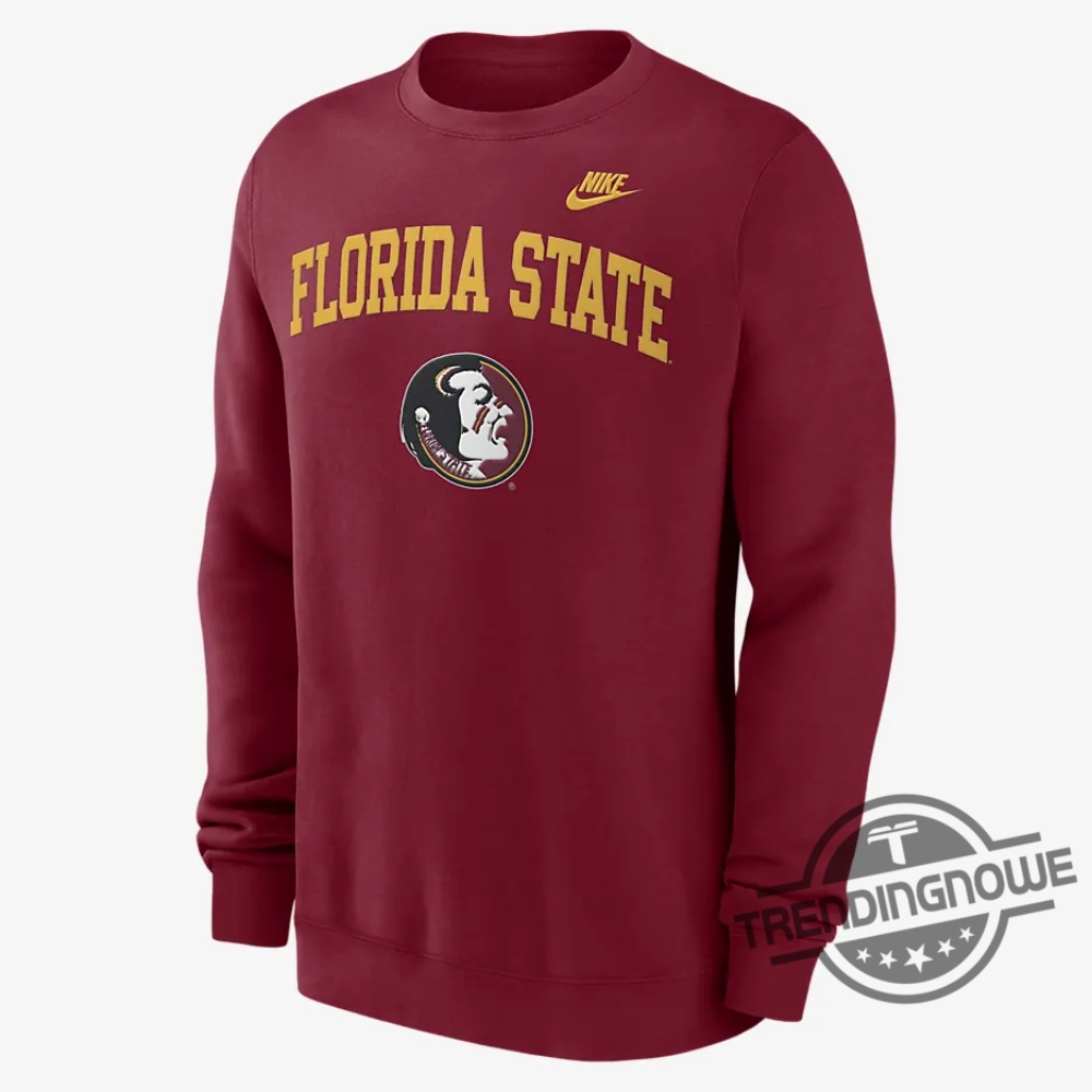 Florida State Seminoles Legacy Classic Arch Over Logo Shirt Florida State T Shirt Sweatshirt Hoodie